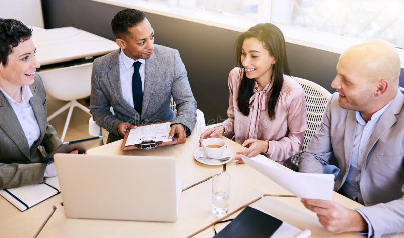 Professional business meeting and strategy session